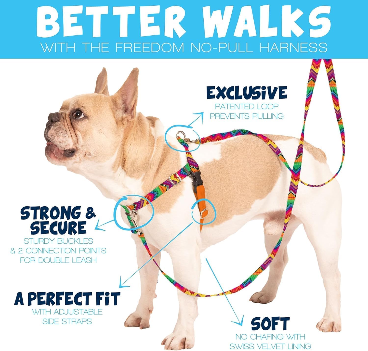 2 Hounds Design Freedom No Pull Dog Harness