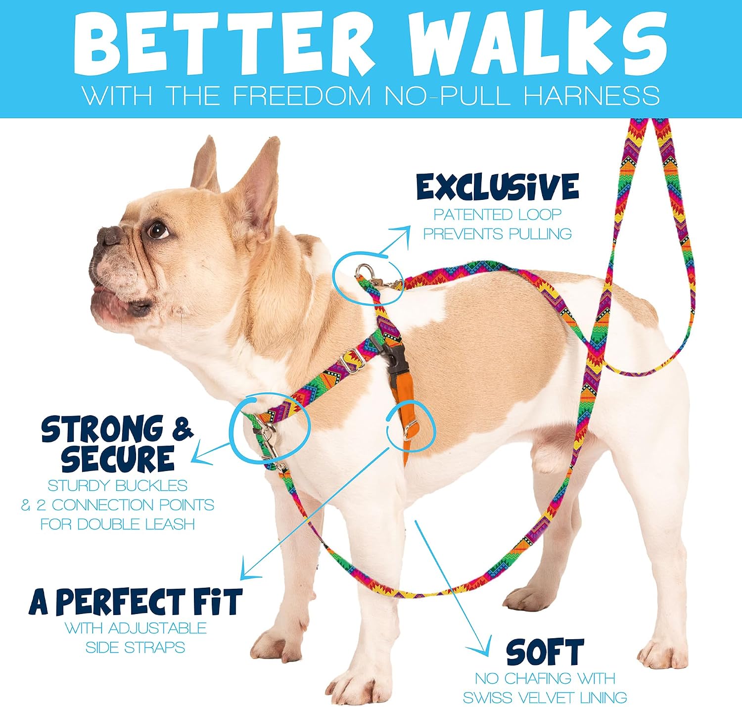 2 Hounds Design Freedom No Pull Dog Harness